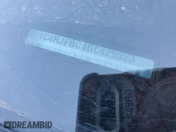 ✅ 2016 Jeep Grand Cherokee Limited 75th Anniversary • VIN: 1C4RJFBG4GC429023 • Lot: 91768405. Listed on Copart with 121,038 mi. Free auction sales archive from the USA and detailed vehicle history report at DreamBid. Image 13.