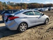 ✅ 2012 Hyundai Elantra Limited • VIN: KMHDH4AE7CU463130 • Lot: 90490985. Listed on Copart with 65,647 mi. Free auction sales archive from the USA and detailed vehicle history report at DreamBid. Image 3.
