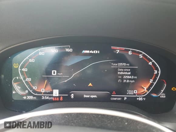 ✅ 2022 BMW X4 M40i • VIN: 5UX43DT02N9L32132 • Lot: 63783355. Listed on Copart with 22,570 mi. Free auction sales archive from the USA and detailed vehicle history report at DreamBid. Image 9.