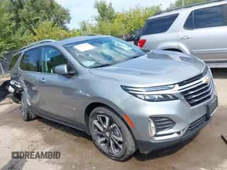 2023 Chevrolet Equinox Premier with VIN 3GNAXXEG4PL201063, listed as a IAAI auction lot 43143141 with 21,201 mi miles and . Bid and sale history available at DreamBid. Image 1.