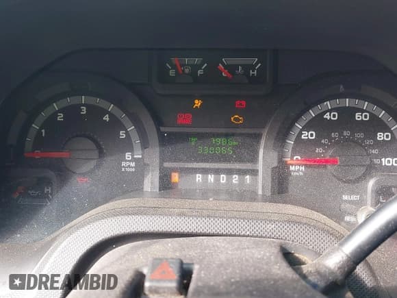 ✅ 2013 Ford Econoline Cargo Commercial • VIN: 1FTNE2EW0DDA97022 • Lot: 43526979. Listed on IAAI with 330,065 mi. Free auction sales archive from the USA and detailed vehicle history report at DreamBid. Image 7.