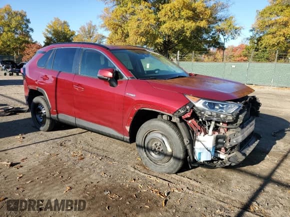 ✅ 2020 Toyota RAV4 Hybrid XLE • VIN: JTMRWRFV8LD068119 • Lot: 87060745. Wystawiony na Copart z przebiegiem 77 522 mil. Bezpłatny archiwum sprzedaży aukcyjnych z USA i szczegółowy raport historii pojazdu na DreamBid. Zdjęcie 4.