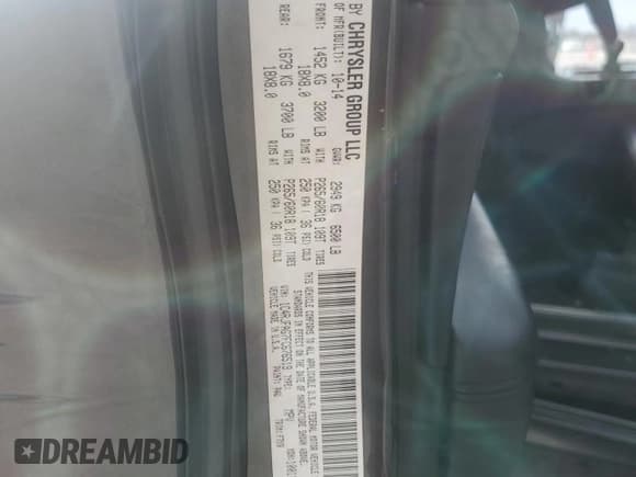 ✅ 2015 Jeep Grand Cherokee Laredo • VIN: 1C4RJFAG7FC676519 • Lot: 45568525. Listed on Copart with 132,759 mi. Free auction sales archive from the USA and detailed vehicle history report at DreamBid. Image 13.