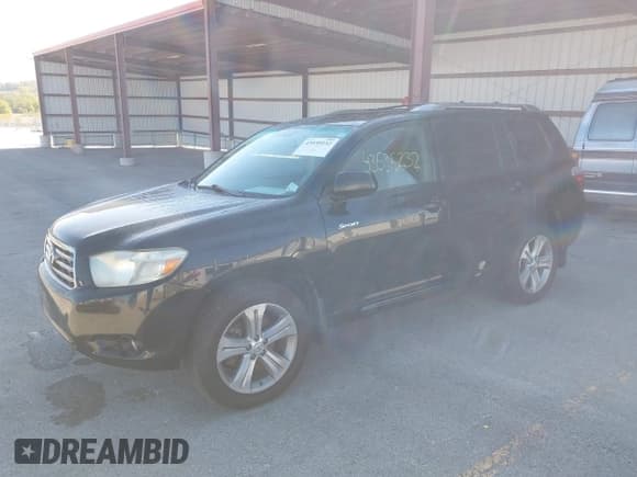 ✅ 2008 Toyota Highlander Sport • VIN: JTEES43A382077663 • Lot: 43535232. Listed on IAAI with 216,372 mi. Free auction sales archive from the USA and detailed vehicle history report at DreamBid. Image 2.