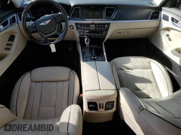 2015 Hyundai Genesis 5.0L z VIN KMHGN4JF6FU042163, wystawiony jako Copart lot #73486694 z przebiegiem 94 301 mil mil oraz Czysty tytuł • Clean title. Historia ofert i sprzedaży dostępna na DreamBid. Obrazek 8.