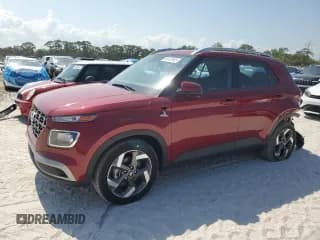 ✅ 2024 Hyundai Venue Limited • VIN: KMHRC8A36RU326277 • Lot: 53470845. Listed on Copart with 12,589 mi. Free auction sales archive from the USA and detailed vehicle history report at DreamBid. Image 1.
