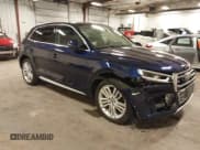 ✅ 2018 Audi Q5 Premium Plus • VIN: WA1BNAFY4J2116072 • Lot: 43499701. Listed on IAAI with 101,646 mi. Free auction sales archive from the USA and detailed vehicle history report at DreamBid. Image 1.
