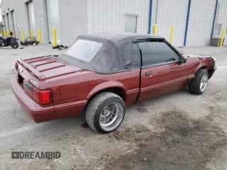 ✅ 1993 Ford Mustang • VIN: 1FACP44M5PF202391 • Lot: 79090634. Listed on Copart with 1,296 mi. Free auction sales archive from the USA and detailed vehicle history report at DreamBid. Image 3.