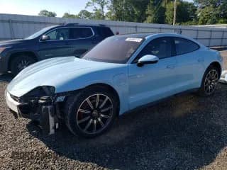 ✅ 2020 Porsche Taycan 4S • VIN: WP0AB2Y14LSA50824 • Лот: 58469273. Опубликован ранее на Copart с пробегом 6 346 миль. Бесплатный доступ к архиву аукционных продаж из США и подробный отчёт об истории автомобиля на DreamBid. Изображение 1.