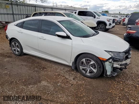 ✅ 2020 Honda Civic LX • VIN: 19XFC2F64LE022085 • Lot: 86441365. Listed on Copart with 49,874 mi. Free auction sales archive from the USA and detailed vehicle history report at DreamBid. Image 4.