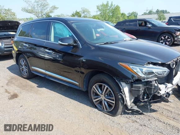 ✅ 2019 Infiniti QX60 Pure • VIN: 5N1DL0MMXKC565830 • Lot: 42816608. Wystawiony na IAAI z przebiegiem 61 642 mil. Bezpłatny archiwum sprzedaży aukcyjnych z USA i szczegółowy raport historii pojazdu na DreamBid. Zdjęcie 1.