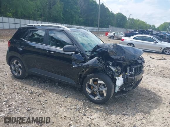 ✅ 2024 Hyundai Venue Limited • VIN: KMHRC8A30RU296273 • Lot: 42267199. Listed on IAAI with 10,975 mi. Free auction sales archive from the USA and detailed vehicle history report at DreamBid. Image 1.