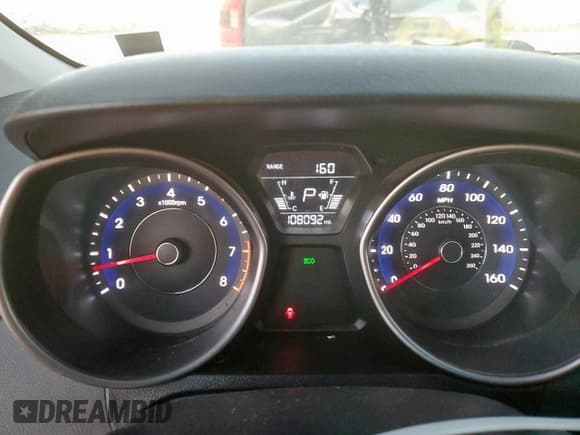 ✅ 2016 Hyundai Elantra SE • VIN: 5NPDH4AE8GH699032 • Lot: 90034165. Listed on Copart with 108,092 mi. Free auction sales archive from the USA and detailed vehicle history report at DreamBid. Image 9.