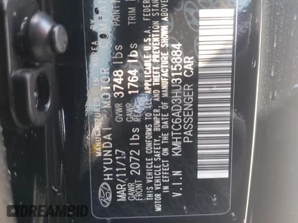 ✅ 2017 Hyundai Veloster • VIN: KMHTC6AD3HU315884 • Lot: 60749234. Wystawiony na Copart z przebiegiem 32 039 mil. Bezpłatny archiwum sprzedaży aukcyjnych z USA i szczegółowy raport historii pojazdu na DreamBid. Zdjęcie 13.