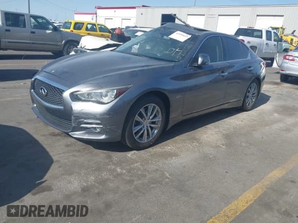 ✅ 2017 Infiniti Q50 Premium • VIN: JN1CV7AR3HM681699 • Lot: 42550423. Listed on IAAI with 90,144 mi. Free auction sales archive from the USA and detailed vehicle history report at DreamBid. Image 2.