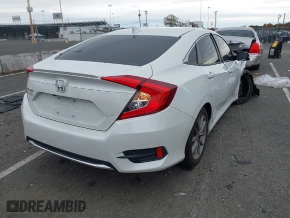 ✅ 2020 Honda Civic EX • VIN: 19XFC1F35LE220173 • Lot: 43561725. Wystawiony na IAAI z przebiegiem 45 886 mil. Bezpłatny archiwum sprzedaży aukcyjnych z USA i szczegółowy raport historii pojazdu na DreamBid. Zdjęcie 4.