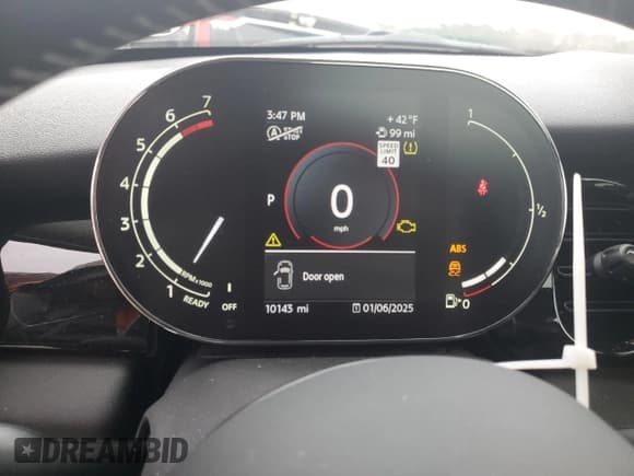 ✅ 2024 MINI Hardtop Cooper S • VIN: WMW53DH00R2U29954 • Lot: 87467394. Listed on Copart with 10,143 mi. Free auction sales archive from the USA and detailed vehicle history report at DreamBid. Image 9.