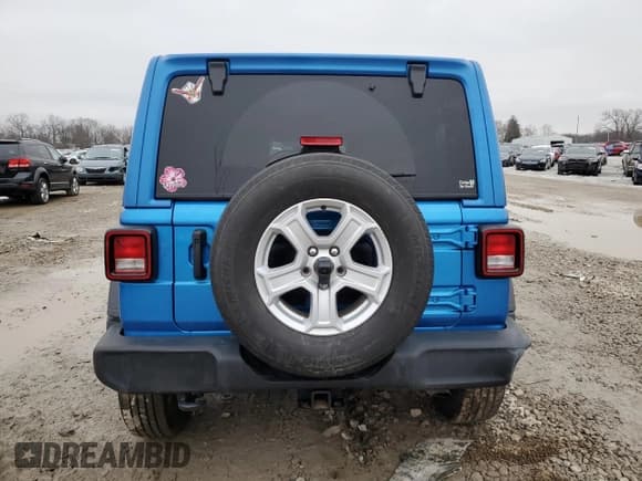 ✅ 2023 Jeep Wrangler Sport S • VIN: 1C4HJXDG9PW543144 • Lot: 43745495. Listed on Copart with 36,989 mi. Free auction sales archive from the USA and detailed vehicle history report at DreamBid. Image 6.
