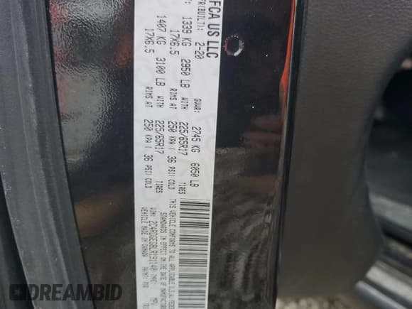 ✅ 2020 Dodge Grand Caravan GT • VIN: 2C4RDGEG8LR191140 • Lot: 64098055. Wystawiony na Copart z przebiegiem 117 152 mil. Bezpłatny archiwum sprzedaży aukcyjnych z USA i szczegółowy raport historii pojazdu na DreamBid. Zdjęcie 13.