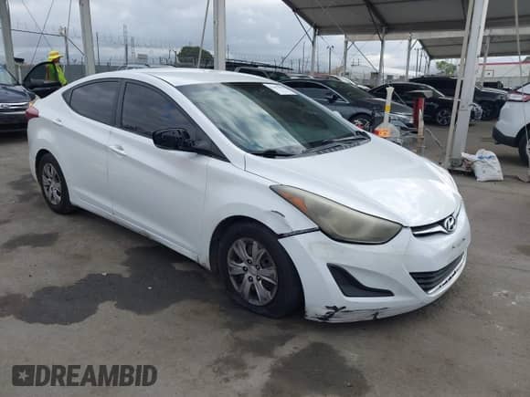 2016 Hyundai Elantra SE with VIN 5NPDH4AE2GH687829, listed as a IAAI auction lot 43431605 with 213,173 mi miles and . Bid and sale history available at DreamBid. Image 1.