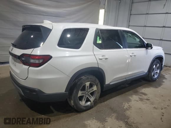 ✅ 2023 Honda Pilot EX-L • VIN: 5FNYG1H50PB016148 • Lot: 69290205. Listed on Copart with 53,448 mi. Free auction sales archive from the USA and detailed vehicle history report at DreamBid. Image 3.