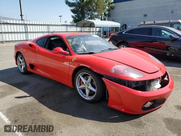 ✅ 2003 Ferrari 360 • VIN: ZFFYU51A930134054 • Lot: 69343224. Wystawiony na Copart z przebiegiem Nie podano. Bezpłatny archiwum sprzedaży aukcyjnych z USA i szczegółowy raport historii pojazdu na DreamBid. Zdjęcie 4.