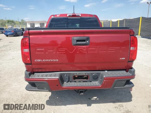 ✅ 2021 Chevrolet Colorado 4WD Z71 • VIN: 1GCGTDEN6M1109273 • Lot: 80064395. Listed on Copart with 39,500 mi. Free auction sales archive from the USA and detailed vehicle history report at DreamBid. Image 6.