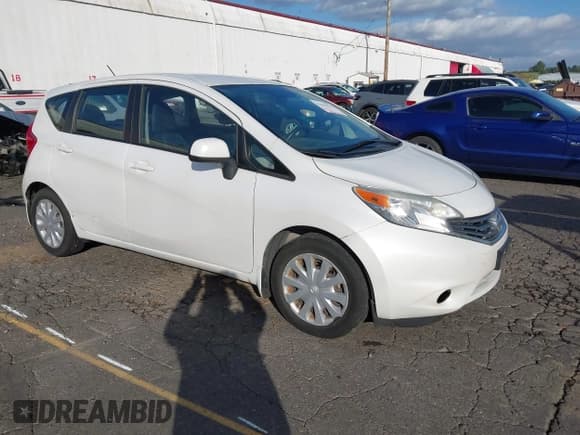 ✅ 2014 Nissan Note S • VIN: 3N1CE2CP9EL372209 • Lot: 43466429. Listed on IAAI with 118,954 mi. Free auction sales archive from the USA and detailed vehicle history report at DreamBid. Image 1.