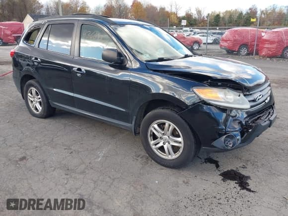 ✅ 2012 Hyundai Santa Fe GLS • VIN: 5XYZGDAB1CG100634 • Lot: 43607374. Listed on IAAI with 178,389 mi. Free auction sales archive from the USA and detailed vehicle history report at DreamBid. Image 1.