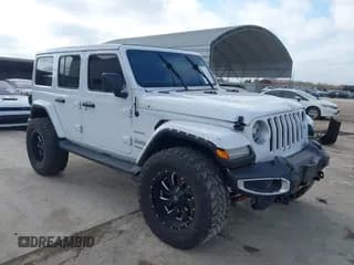 ✅ 2021 Jeep Wrangler Unlimited Sahara • VIN: 1C4HJXEN3MW717895 • Lot: 41472929. Listed on IAAI with 58,001 mi. Free auction sales archive from the USA and detailed vehicle history report at DreamBid. Image 1.