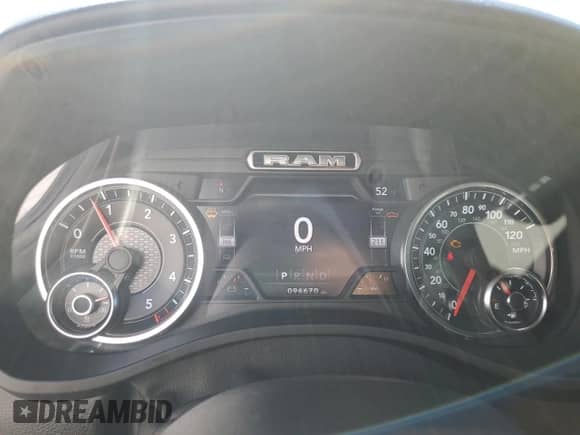 2021 Ram 1500 Big Horn z VIN 1C6SRFFM3MN822447, wystawiony jako Copart lot #78264574 z przebiegiem 96 670 mil mil oraz Szkoda całkowita • Salvage title. Historia ofert i sprzedaży dostępna na DreamBid. Obrazek 9.