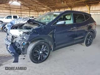 ✅ 2017 Hyundai Santa Fe 2.0T • VIN: 5XYZU4LA8HG477921 • Lot: 96061895. Listed on Copart with 88,834 mi. Free auction sales archive from the USA and detailed vehicle history report at DreamBid. Image 1.