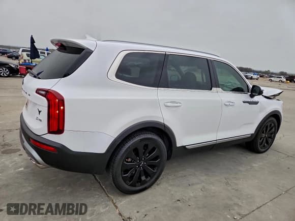 ✅ 2021 Kia Telluride S • VIN: 5XYP6DHC0MG144196 • Lot: 95394355. Listed on Copart with 43,176 mi. Free auction sales archive from the USA and detailed vehicle history report at DreamBid. Image 3.