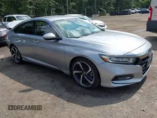 2018 Honda Accord Sport with VIN 1HGCV1F36JA243864, listed as a IAAI auction lot 42978265 with 93,629 mi miles and . Bid and sale history available at DreamBid. Image 1.