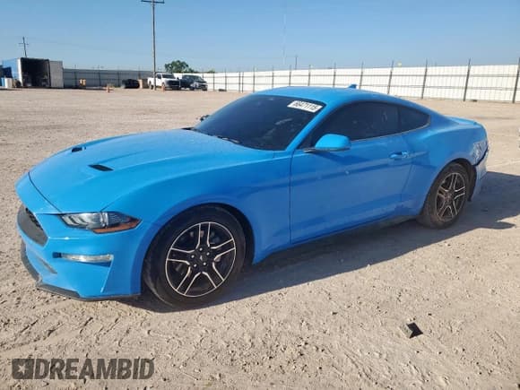 ✅ 2022 Ford Mustang EcoBoost • VIN: 1FA6P8TH2N5115964 • Лот: 66471115. Опубликован ранее на Copart с пробегом 65 985 миль. Бесплатный доступ к архиву аукционных продаж из США и подробный отчёт об истории автомобиля на DreamBid. Изображение 1.