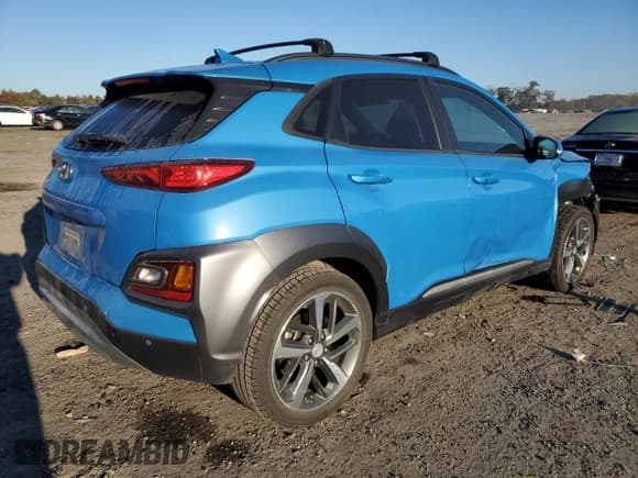 ✅ 2019 Hyundai Kona Ultimate • VIN: KM8K53A52KU371125 • Лот: 76848234. Опубликован ранее на Copart с пробегом 82 074 миль. Бесплатный доступ к архиву аукционных продаж из США и подробный отчёт об истории автомобиля на DreamBid. Изображение 3.