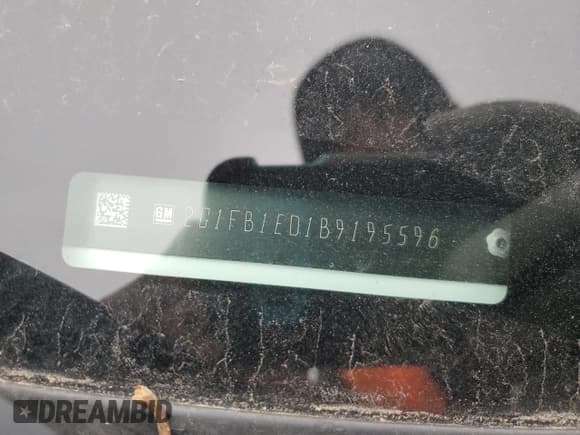 ✅ 2011 Chevrolet Camaro 1LT • VIN: 2G1FB1ED1B9195596 • Lot: 93854215. Listed on Copart with 156,211 mi. Free auction sales archive from the USA and detailed vehicle history report at DreamBid. Image 12.