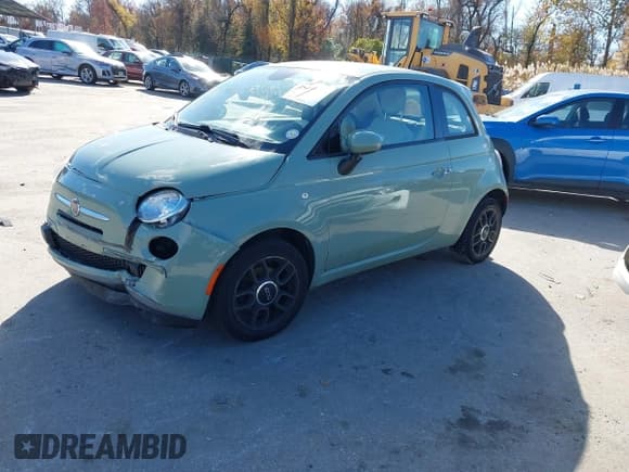 ✅ 2013 FIAT 500 Pop • VIN: 3C3CFFAR2DT742392 • Лот: 43671073. Опубликован ранее на IAAI с пробегом 162 122 миль. Бесплатный доступ к архиву аукционных продаж из США и подробный отчёт об истории автомобиля на DreamBid. Изображение 2.