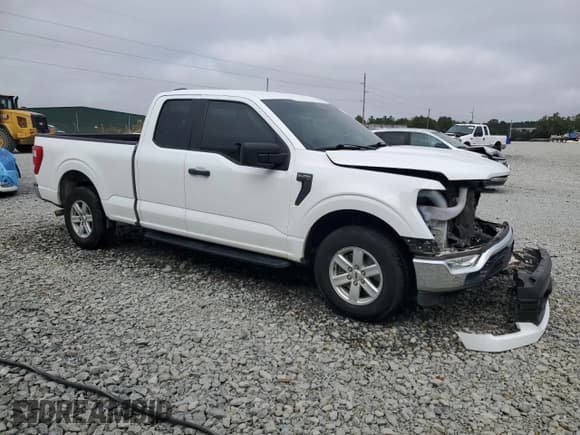 ✅ 2022 Ford F-150 XL • VIN: 1FTEX1C50NFA59570 • Lot: 91007335. Listed on Copart with 98,615 mi. Free auction sales archive from the USA and detailed vehicle history report at DreamBid. Image 4.