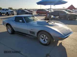 1969 Chevrolet Corvette с VIN 194379S729994, выставлен на аукционе Copart как лот 68141355 с пробегом 4 201 миль миль и Чистый • Clean title. История ставок и продаж доступна на DreamBid. Изображение 4.