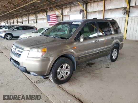 ✅ 2008 Honda Pilot VP • VIN: 5FNYF28218B005742 • Lot: 81612915. Listed on Copart with 120,405 mi. Free auction sales archive from the USA and detailed vehicle history report at DreamBid. Image 1.
