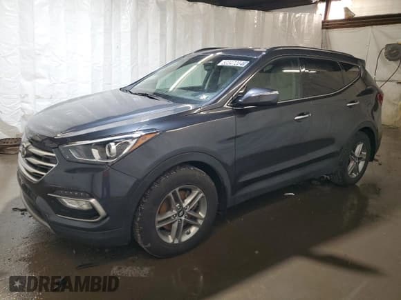 ✅ 2018 Hyundai Santa Fe 2.4L • VIN: 5XYZUDLB9JG524002 • Лот: 50347284. Опубликован ранее на Copart с пробегом 43 140 миль. Бесплатный доступ к архиву аукционных продаж из США и подробный отчёт об истории автомобиля на DreamBid. Изображение 1.