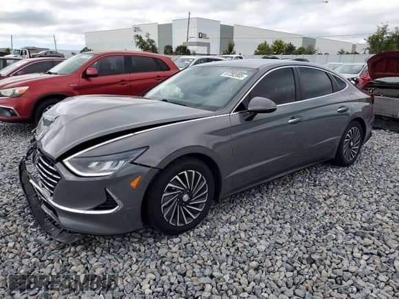 2022 Hyundai Sonata SEL z VIN KMHL34JJ3NA038113, wystawiony jako Copart lot #87282005 z przebiegiem 54 747 mil mil oraz Nie do naprawy • Non repairable. Historia ofert i sprzedaży dostępna na DreamBid. Obrazek 1.