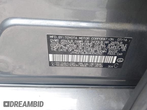 ✅ 2016 Lexus GS 350 • VIN: JTHCZ1BL8GA004252 • Lot: 42145398. Wystawiony na IAAI z przebiegiem 102 542 mil. Bezpłatny archiwum sprzedaży aukcyjnych z USA i szczegółowy raport historii pojazdu na DreamBid. Zdjęcie 9.