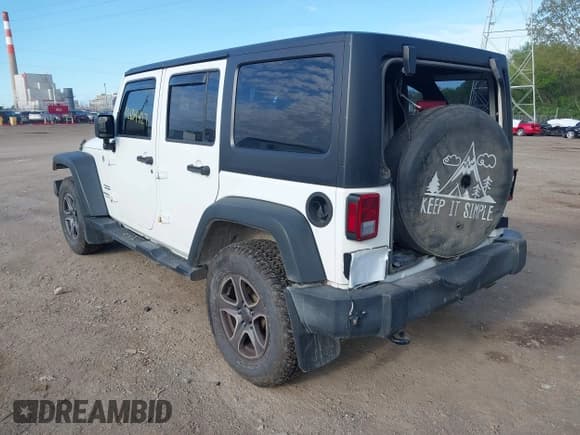 ✅ 2016 Jeep Wrangler Unlimited Sport RHD • VIN: 1C4BJWKG1GL336798 • Lot: 42134427. Wystawiony na IAAI z przebiegiem 179 500 mil. Bezpłatny archiwum sprzedaży aukcyjnych z USA i szczegółowy raport historii pojazdu na DreamBid. Zdjęcie 3.