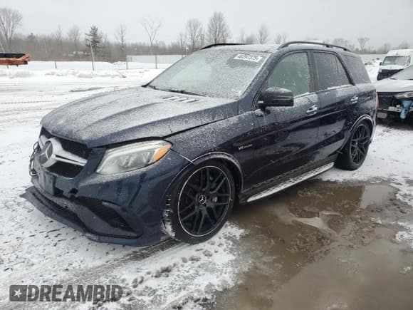✅ 2017 Mercedes-Benz GLE 63 AMG • VIN: 4JGDA7EB0HA876411 • Lot: 48397375. Listed on Copart with Not provided. Free auction sales archive from the USA and detailed vehicle history report at DreamBid. Image 1.
