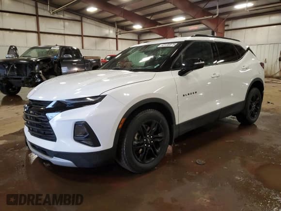 ✅ 2022 Chevrolet Blazer LT • VIN: 3GNKBJRS7NS145282 • Lot: 43135975. Listed on Copart with 28,368 mi. Free auction sales archive from the USA and detailed vehicle history report at DreamBid. Image 1.
