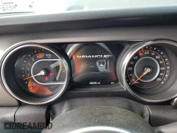 ✅ 2021 Jeep Wrangler Unlimited Willys • VIN: 1C4HJXDN5MW679104 • Lot: 58801625. Listed on Copart with 48,058 mi. Free auction sales archive from the USA and detailed vehicle history report at DreamBid. Image 9.