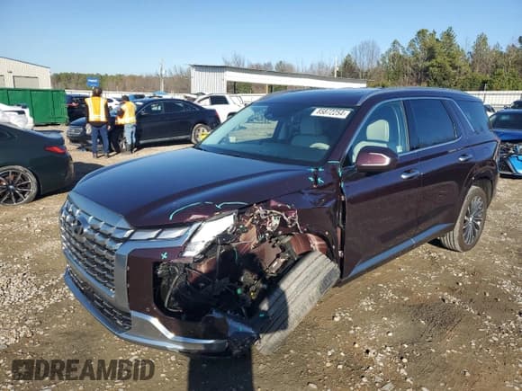 ✅ 2024 Hyundai Palisade Calligraphy • VIN: KM8R74GE6RU703549 • Лот: 85872254. Опубликован ранее на Copart с пробегом 8 225 миль. Бесплатный доступ к архиву аукционных продаж из США и подробный отчёт об истории автомобиля на DreamBid. Изображение 1.