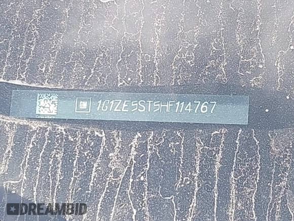 2017 Chevrolet Malibu LT with VIN 1G1ZE5ST5HF114767, listed as a IAAI auction lot 43333469 with 151,273 mi miles and . Bid and sale history available at DreamBid. Image 9.